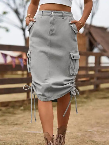 Shop Denim Skirts ✓ Skirts Online | Trendy Sexy Denim Skirt