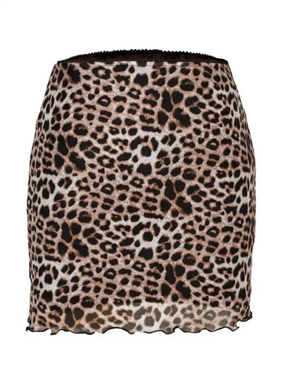 Shop Skirt Online | Trendy Printed Mesh Skirt